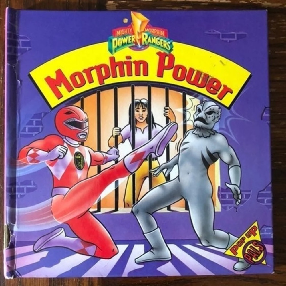 Mighty Morphin Power Rangers Mophin Power POP UP Pals book 1994